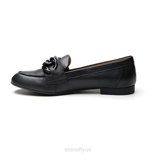 Women ADEL 2 NAPPA LTH Black Stonefly 0BDD14 Shoes
