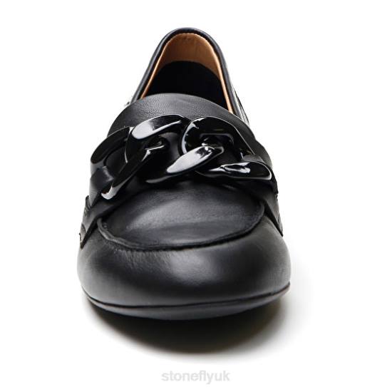 Women ADEL 2 NAPPA LTH Black Stonefly 0BDD14 Shoes