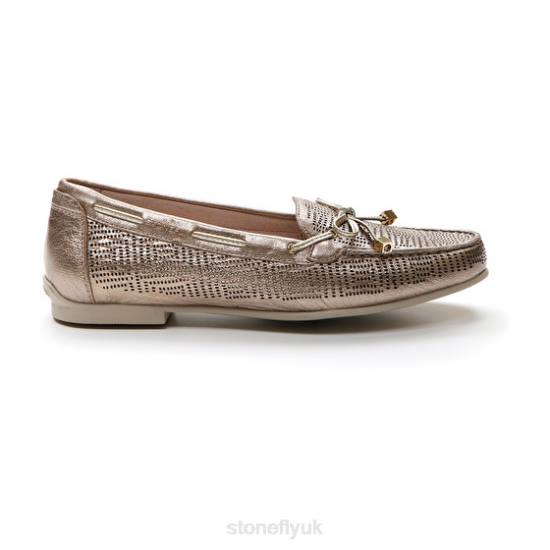 Women CAPRI III 1 LAMINATED LTH Sliver Stonefly 0BDD22 Shoes