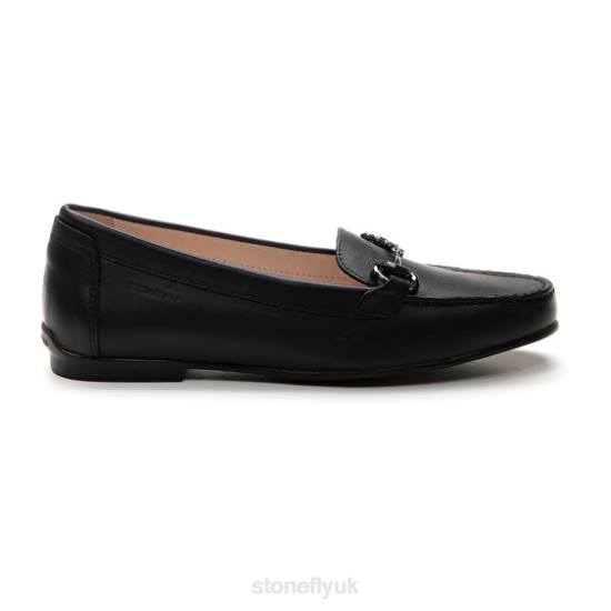 Women CAPRI III 5 NAPPA LTH Black Stonefly 0BDD25 Shoes