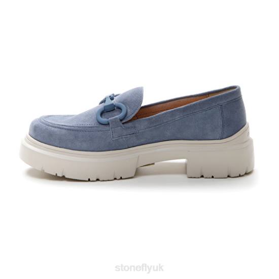 Women PHOEBE 16 VELOUR Blue Stonefly 0BDD1 Shoes