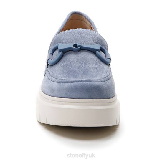 Women PHOEBE 16 VELOUR Blue Stonefly 0BDD1 Shoes