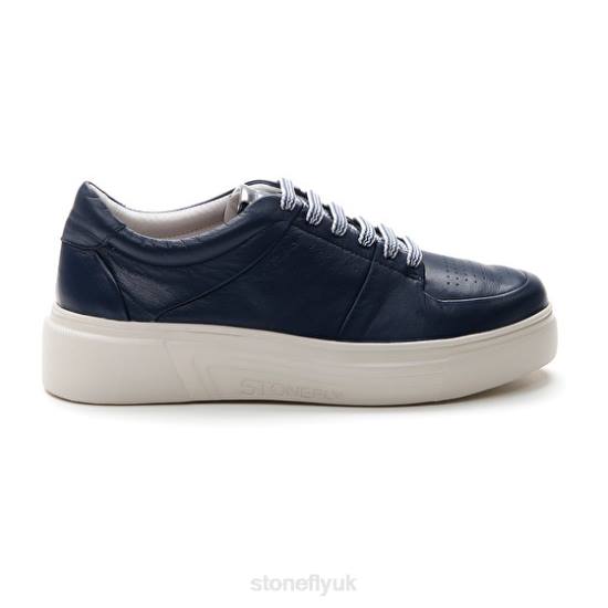 Women ALLEGRA 10 NAPPA LTH Dark Blue Stonefly 0BDD42 Shoes