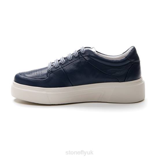 Women ALLEGRA 10 NAPPA LTH Dark Blue Stonefly 0BDD42 Shoes