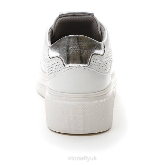 Women ALLEGRA 4 NAPPA LTH White Stonefly 0BDD41 Shoes