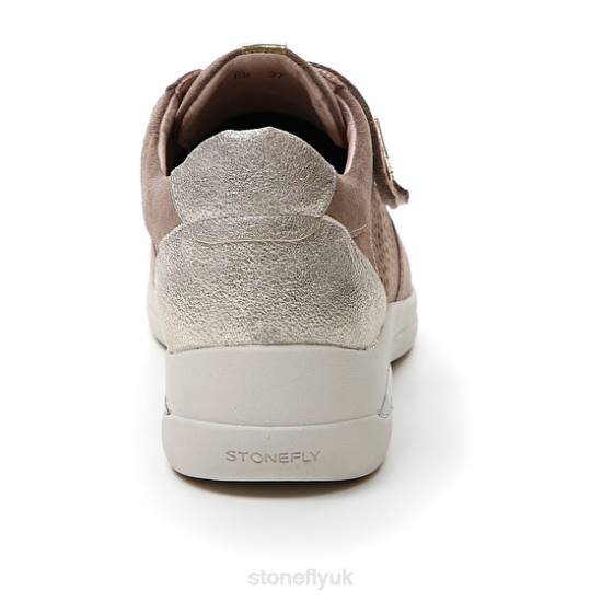Women AURORA 16 VELOUR Grey Pink/Sliver Stonefly 0BDD107 Shoes