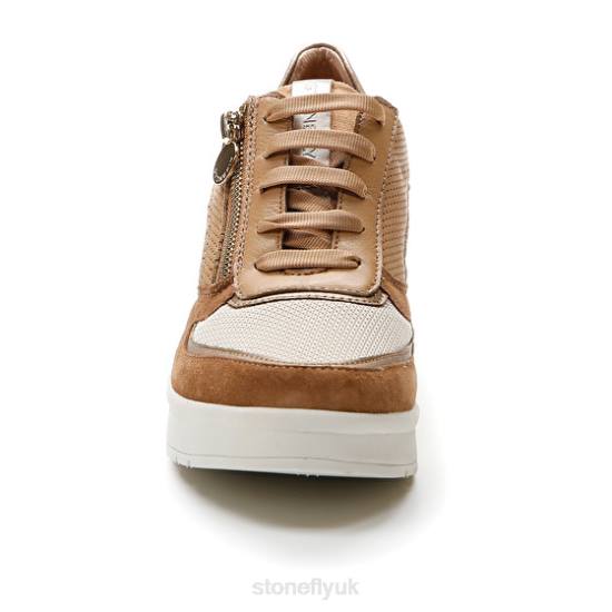 Women CREAM 40 VELOUR/TEXTILE/NAPPA LTH 220 Stonefly 0BDD87 Shoes