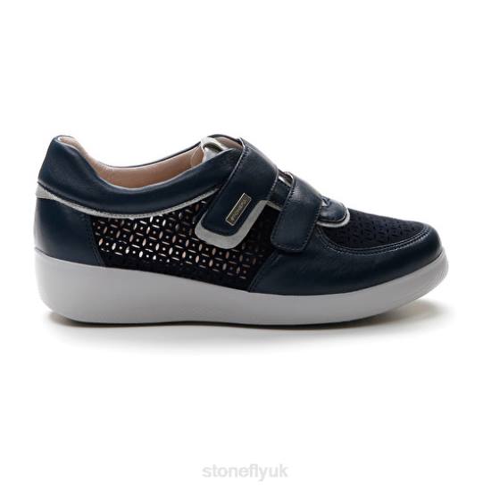 Women PASEO IV 26 NAPPA LTH/VELOUR Dark Blue Stonefly 0BDD109 Shoes