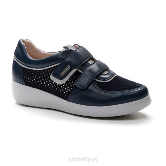 Women PASEO IV 26 NAPPA LTH/VELOUR Dark Blue Stonefly 0BDD109 Shoes