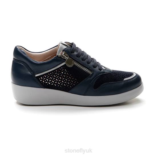 Women PASEO IV 27 NAPPA LTH/VELOUR 144 Stonefly 0BDD101 Shoes
