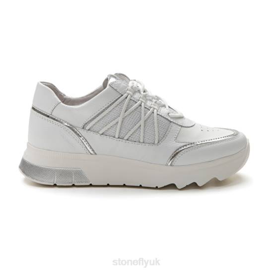 Women SPOCK 34 NAPPA LTH/TEXTILE White Stonefly 0BDD58 Shoes