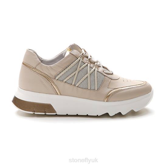 Women SPOCK 34 NAPPA TH/TEXTILE Light Khaki Stonefly 0BDD57 Shoes