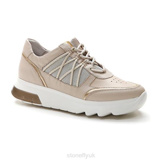 Women SPOCK 34 NAPPA TH/TEXTILE Light Khaki Stonefly 0BDD57 Shoes