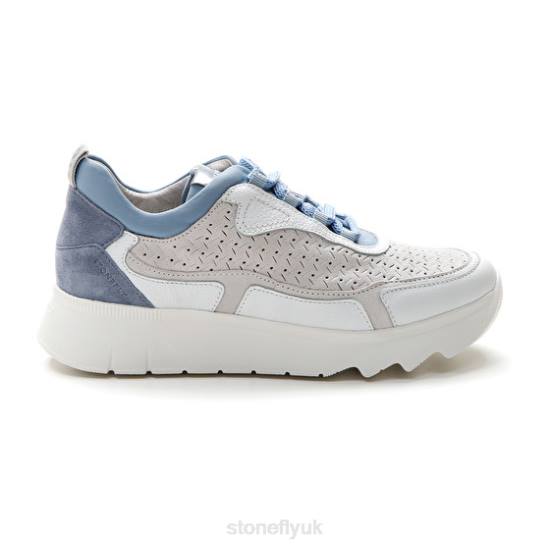 Women SPOCK 36 NAPPA LTH/VELOUR Blue Stonefly 0BDD54 Shoes