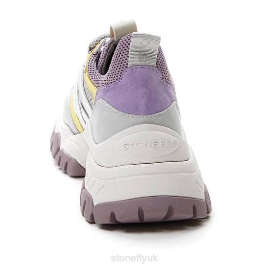 Women TWIGGY 1 TEXTILE/NAPPA LTH Purple/Yellow Stonefly 0BDD59 Shoes