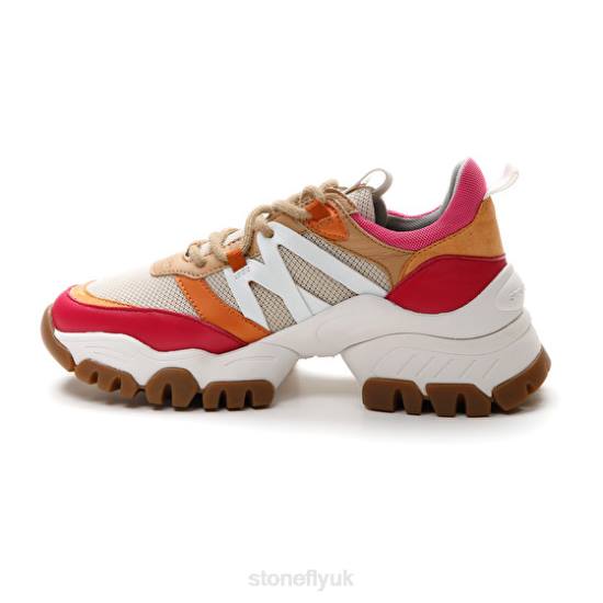 Women TWIGGY 1 TEXTILE/NAPPA LTH Red/Pink/Brown/Orange Stonefly 0BDD61 Shoes